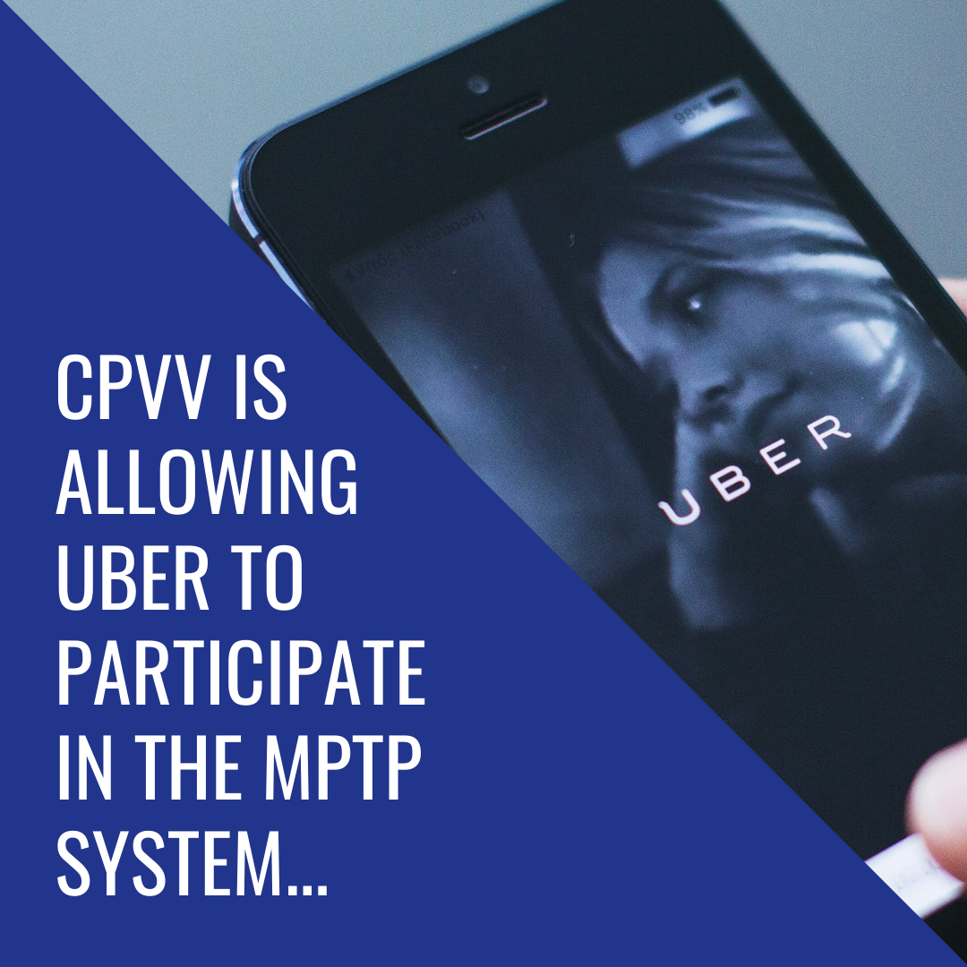 CPVV is allowing Uber to participate in the MPTP systemPicture