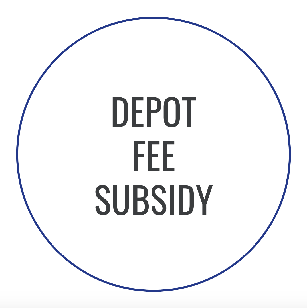 Depot Fee Subsidy
